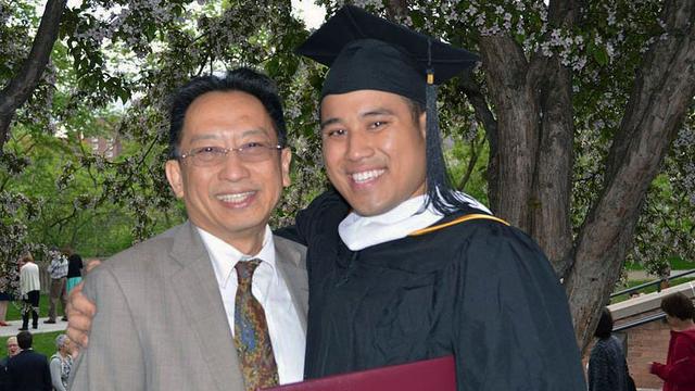Jonathan Truong and his father Loc Hoang Truong