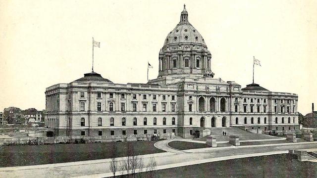 The Minnesota State Capitol building, ca. 1910