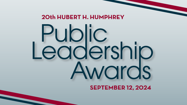20th Hubert H. Humphrey Public Leadership Awards. September 12, 2024